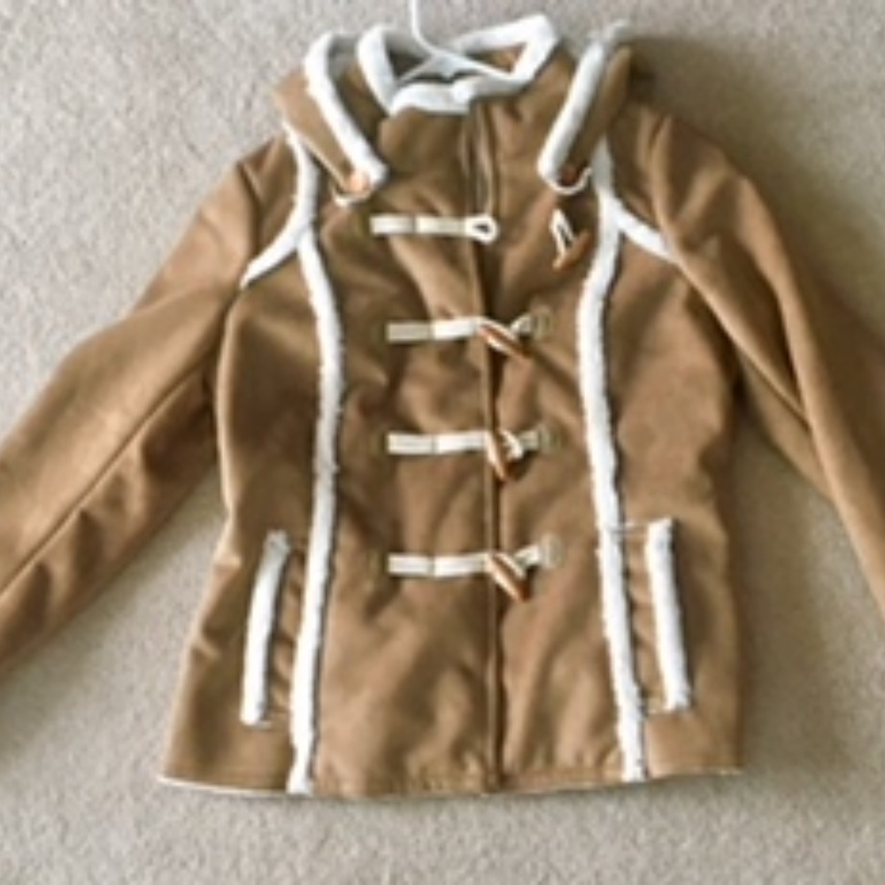 Anthropologie suede coat.